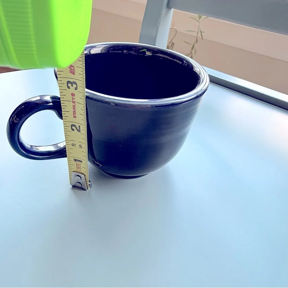 Vintage Fiestaware Small Coffee Cup, Cobalt Blue Color, EUC